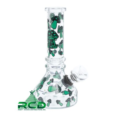 WATER PIPE GREEN MUSHROOM PR815 1CT